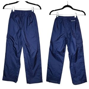 Columbia Navy Blue waterproof pants.  Kids size small (8).